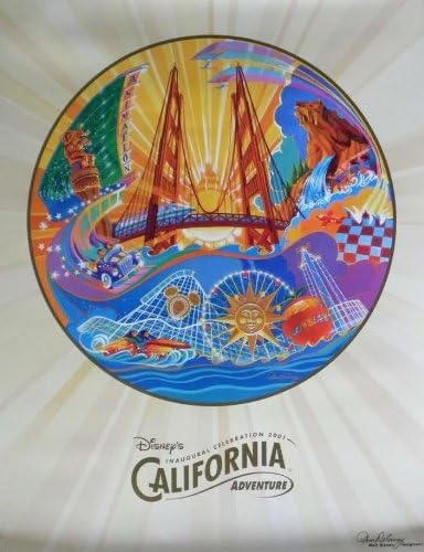 Disney California Adventure Celebration Poster by-Jim Delaney