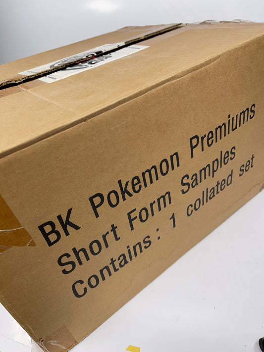 Burger King Pokemon Box of Happy Meal toys Sample Set