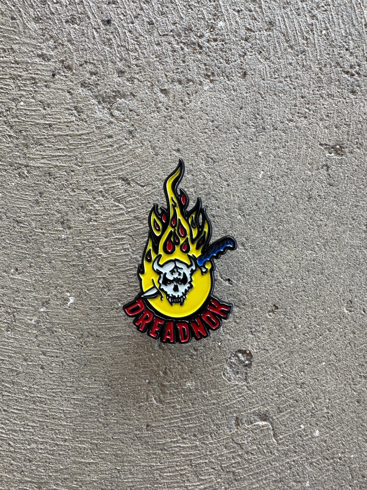 Dreadnok logo 2 inch Enamel Pin