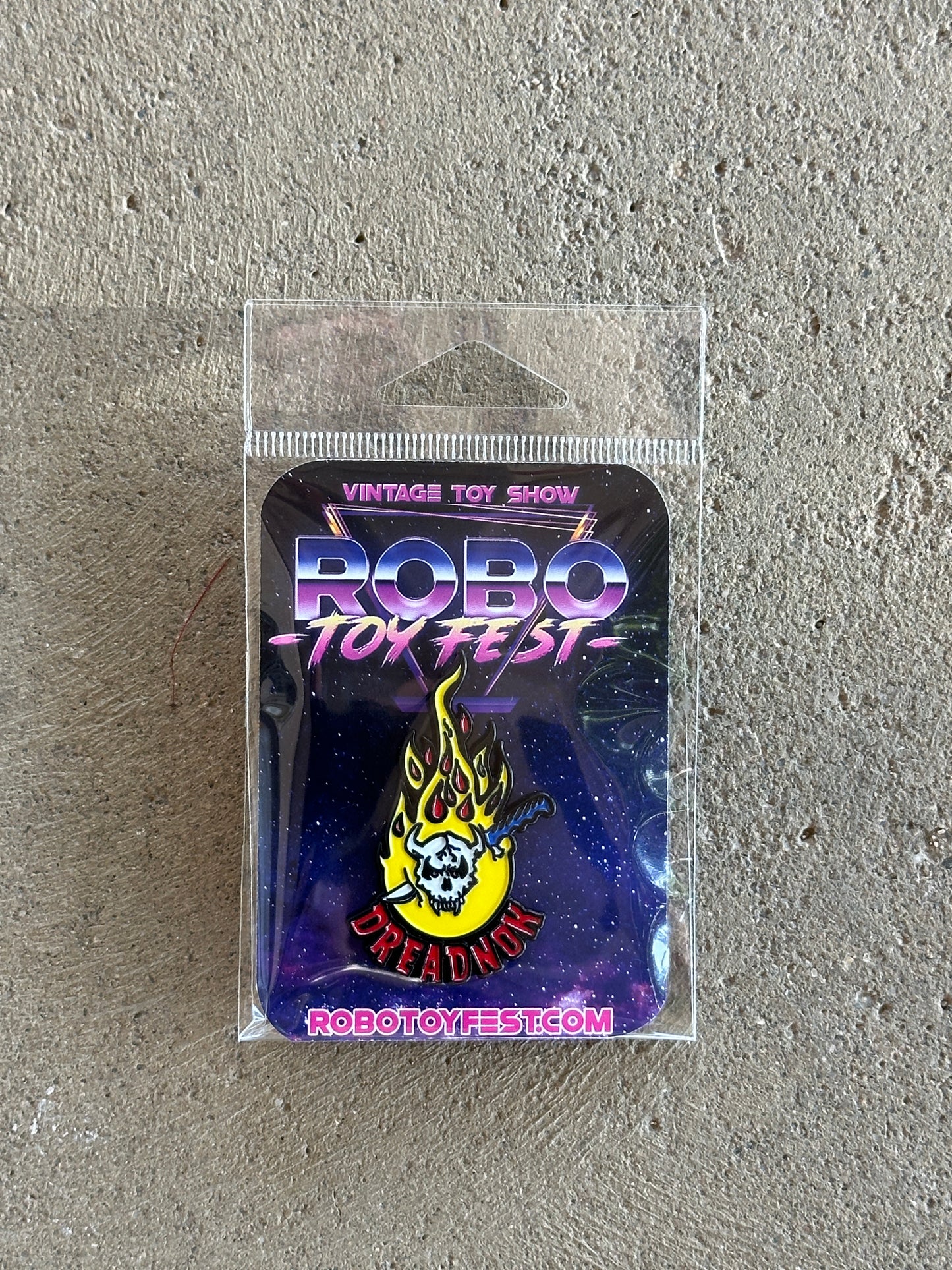 Dreadnok logo 2 inch Enamel Pin