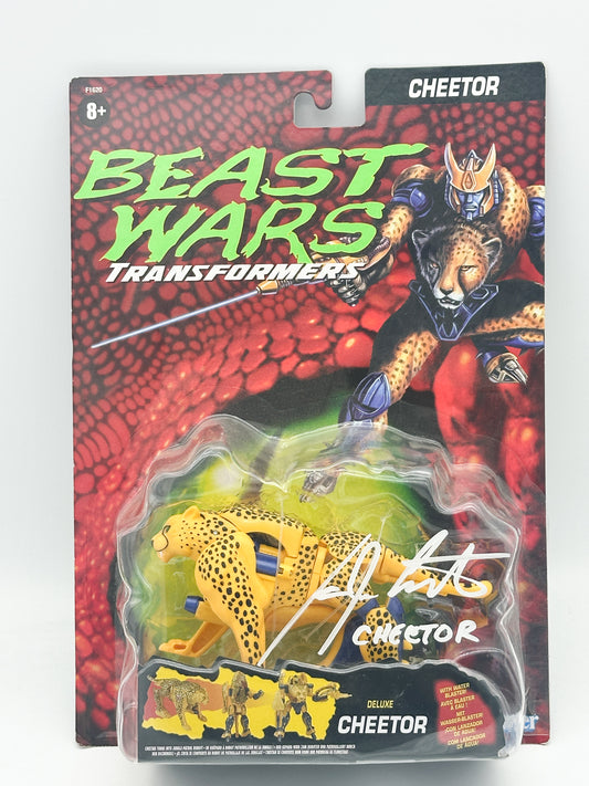 Beast Wars Transformers Cheetor Signed by Voice actor Ian James Corlett