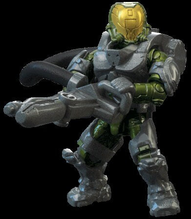 Mega Bloks Construx Halo 2016 SDCC Exclusive Flame Marine Hellbringer Figure