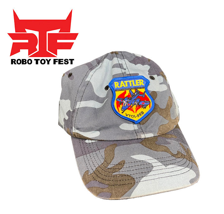 Robo Toy Fest Rattler Air Command Crew Hat Blue Camo