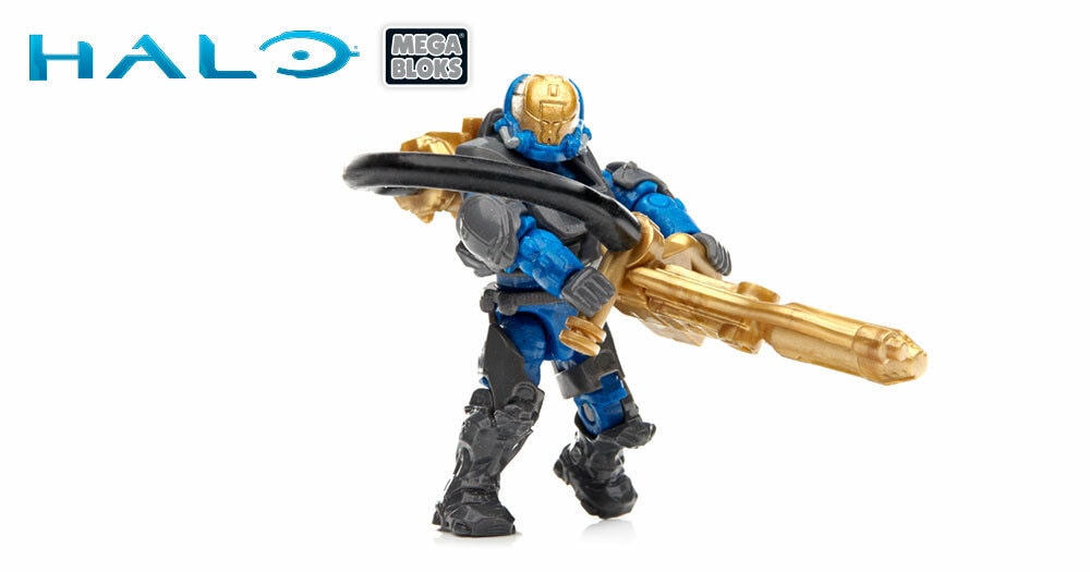 Mega Bloks Construx Halo 2016 SDCC Exclusive Flame Marine Hellbringer Figure