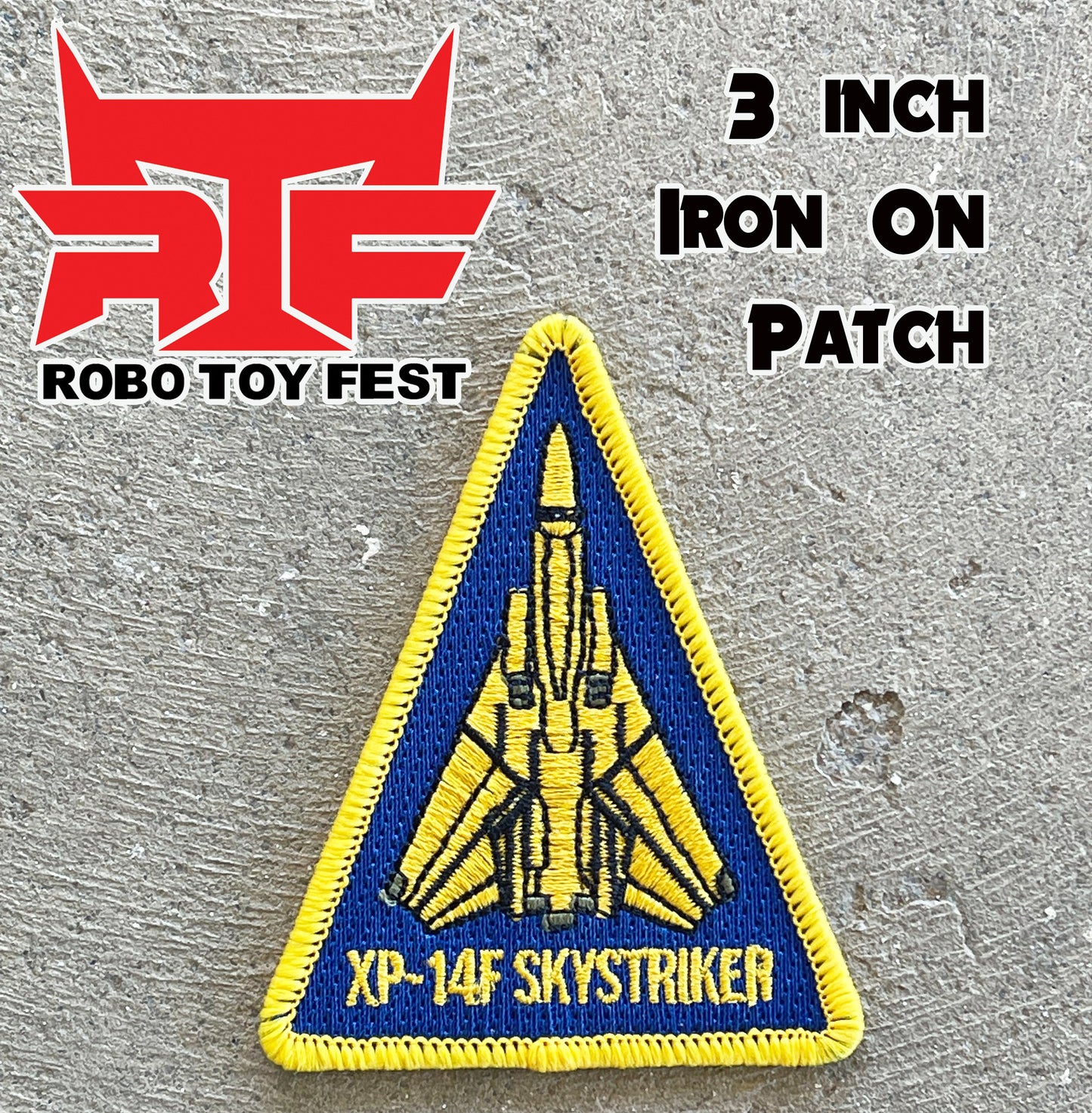 Skystriker Air Crew Embroidered Iron On Patch