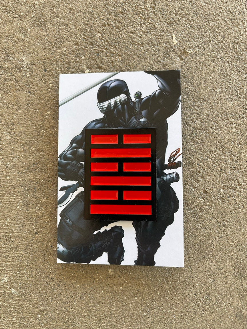 Light and Dark Ninja Pin Set 1.5 inch x 2 inch Enamel Pins