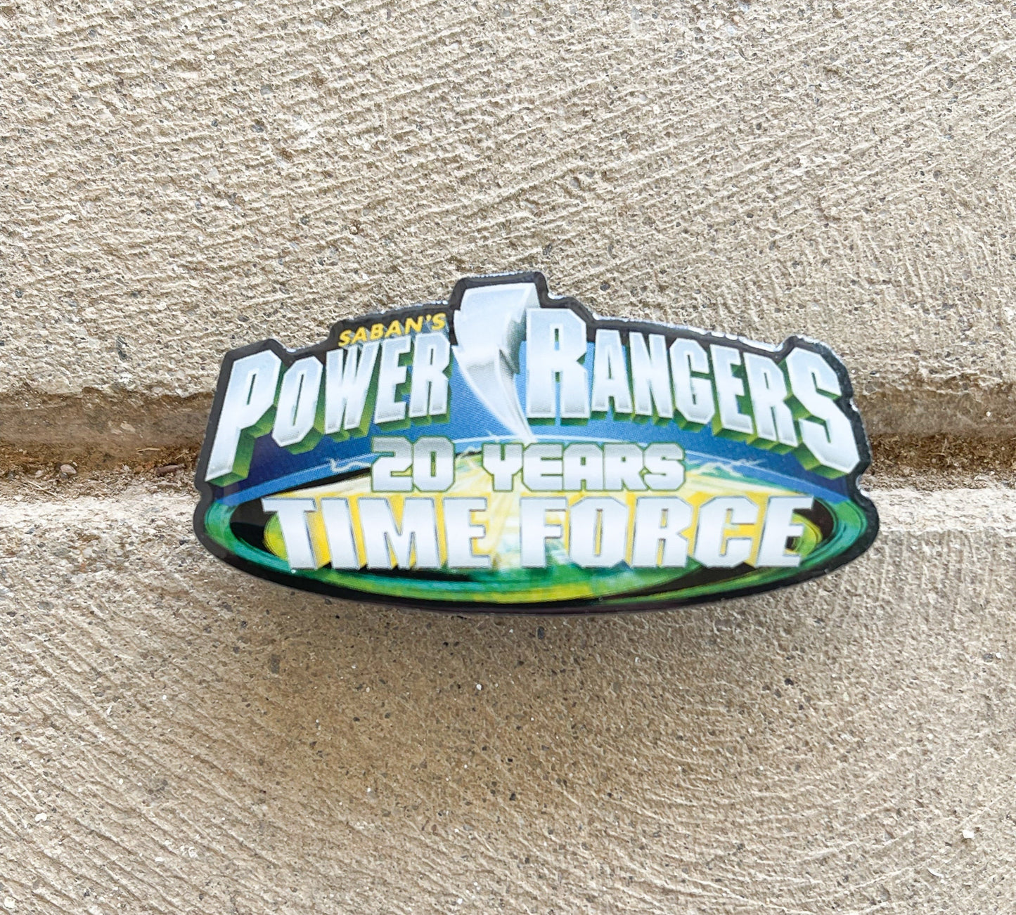 Power Morphicon 2022 Time Force 20 years Logo Pin