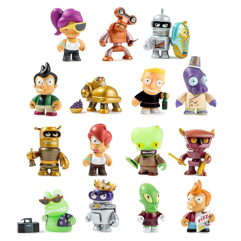 Futurama Universe X blind box mini figure series by Kidrobot sealed case