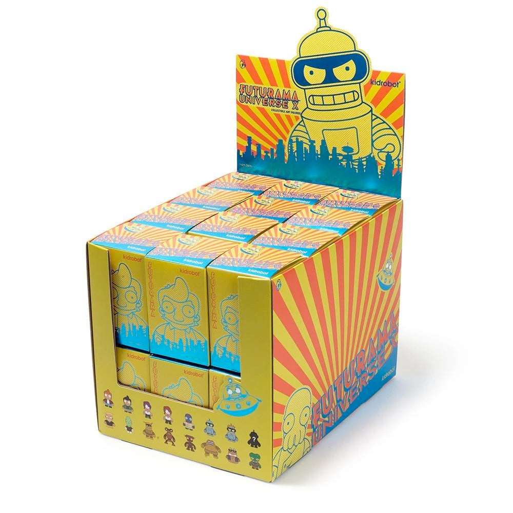 Futurama Universe X blind box mini figure series by Kidrobot sealed case