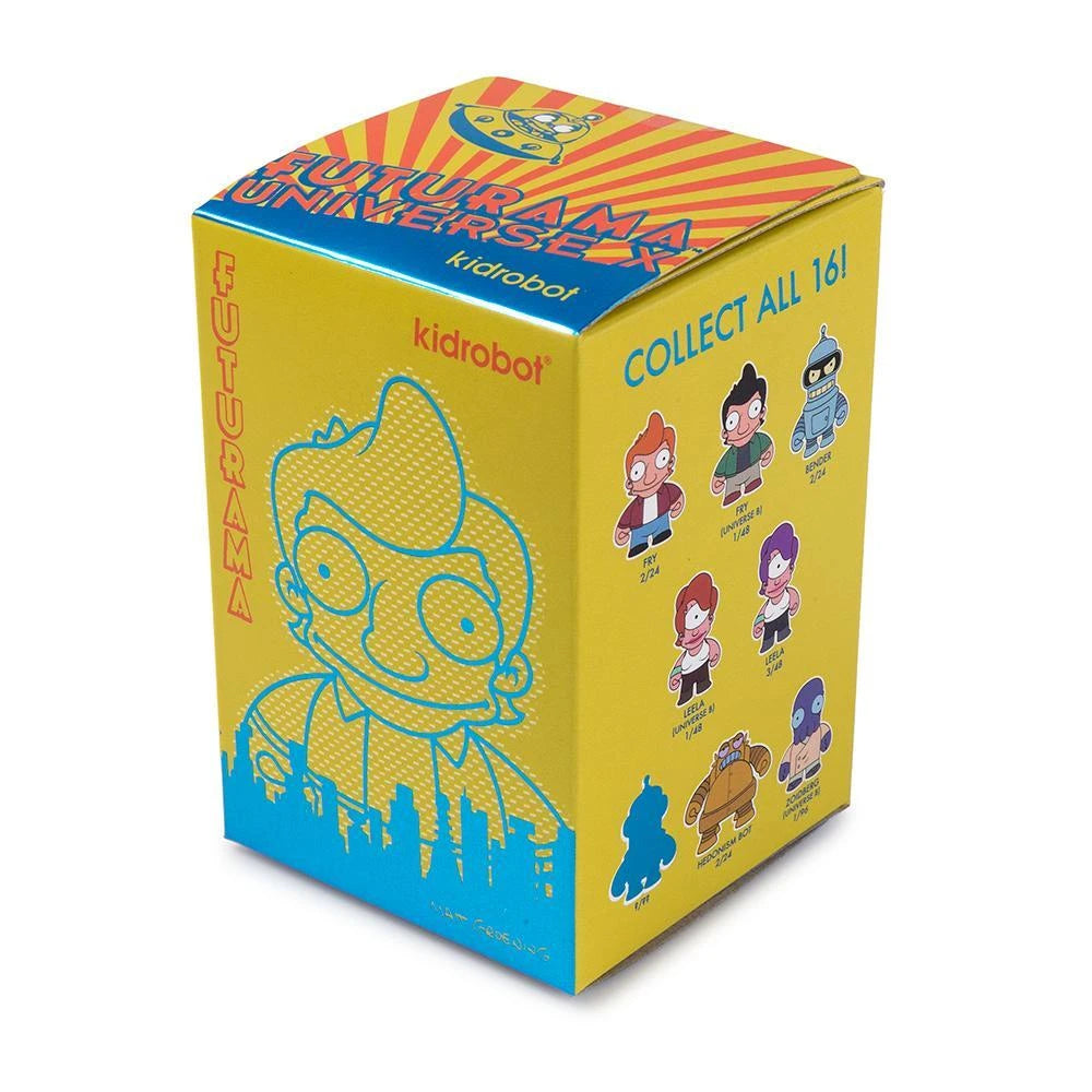 Futurama Universe X blind box mini figure series by Kidrobot sealed case