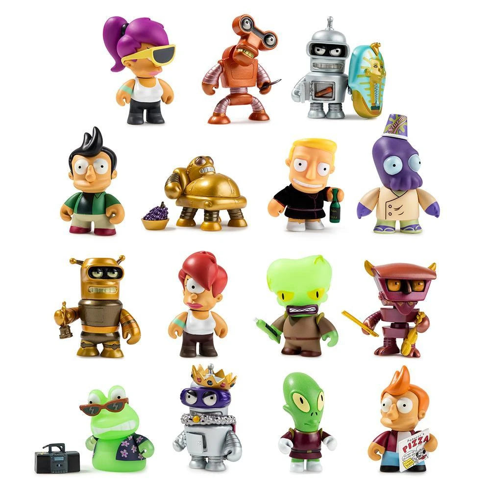 Futurama Universe X blind box mini figure series by Kidrobot sealed case
