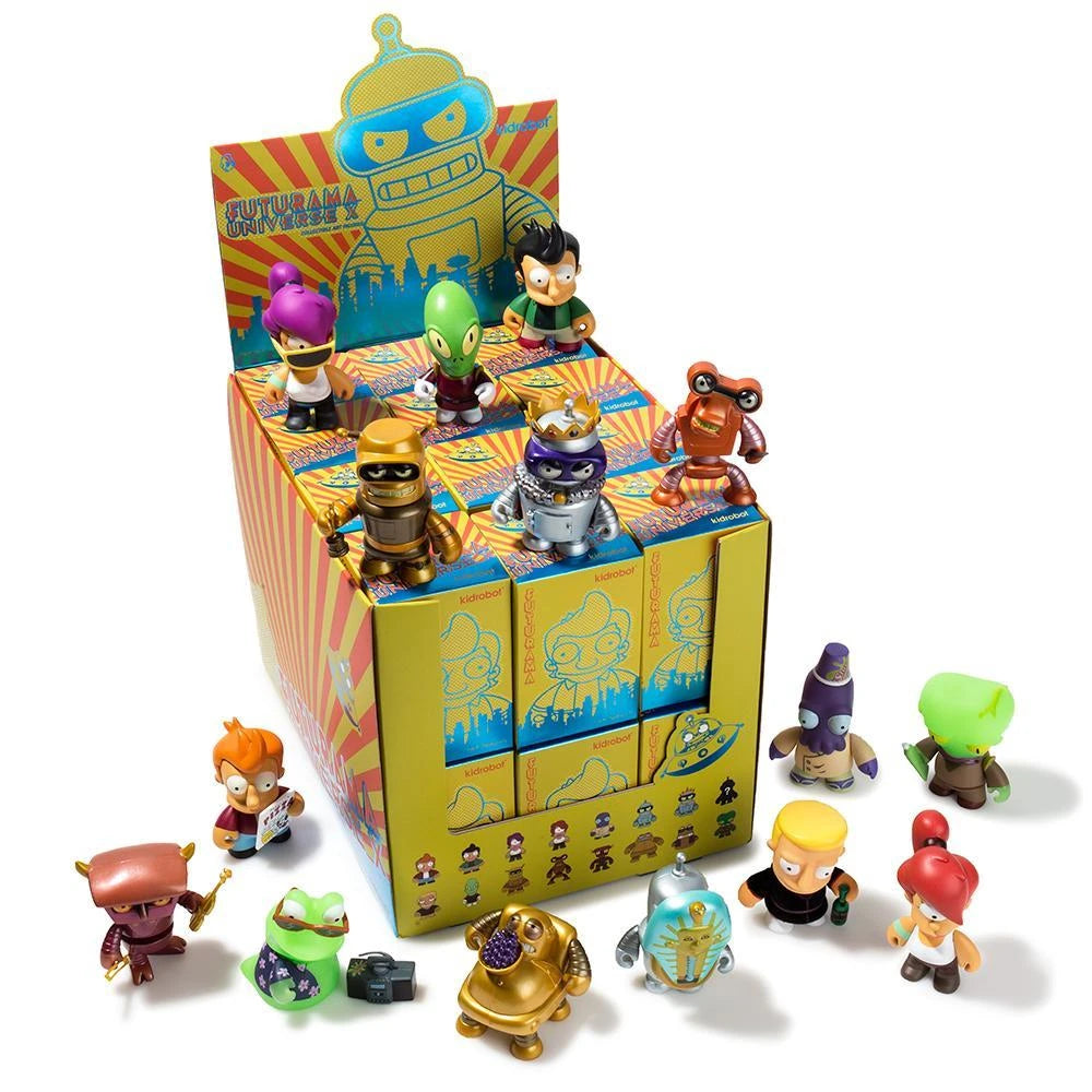 Futurama Universe X blind box mini figure series by Kidrobot sealed case