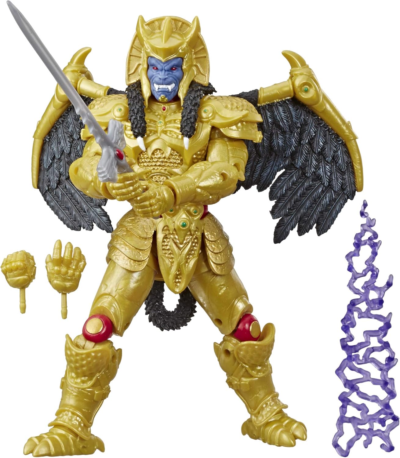 Power Rangers Saban’s Lighting Collection Goldar Signed By Kerrigan Mahan