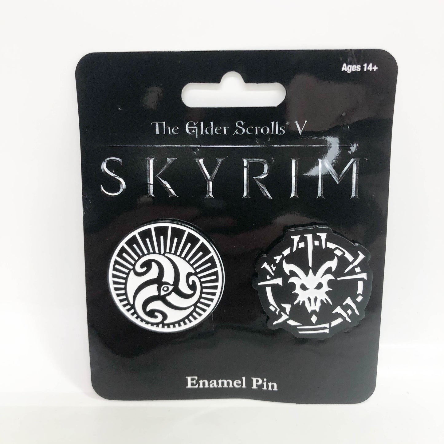 Skyrim Pins Set of 2 Enamel Pins Lootcrate Sealed Elder Scrolls V