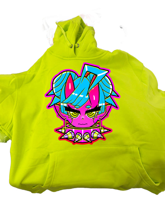 Cho Though Exclusive Neon Green Hoodie
