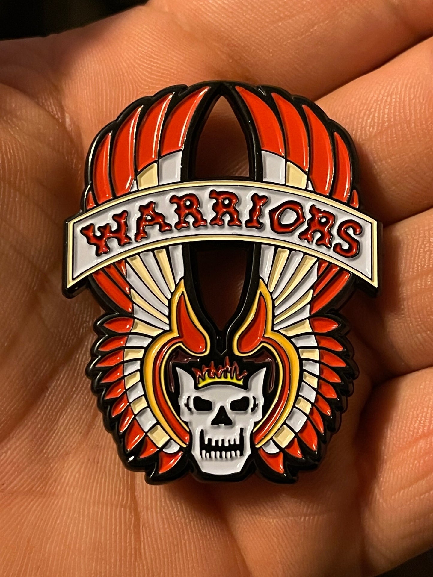 Pasadena Comic Con The Warriors Reunion 2 inch Enamel Pin