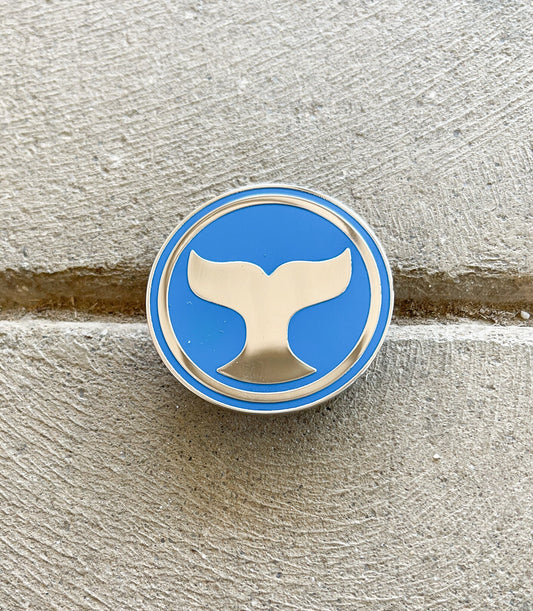 Power Morphicon 2022 Ninja Storm Blue Logo Pin