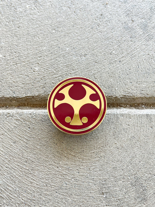 Power Morphicon 2022 Ninja Storm Magenta Logo Pin