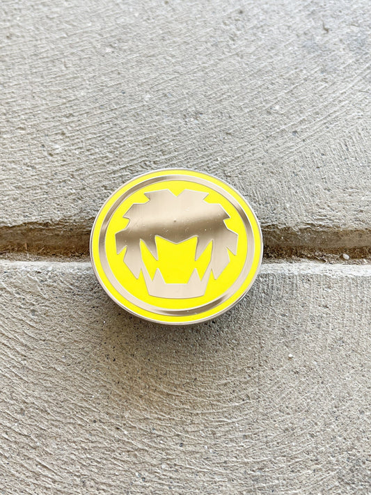 Power Morphicon 2022 Ninja Storm Yellow Logo Pin