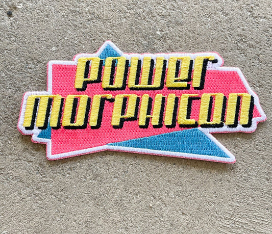 Power Morphicon 2022 90s Logo Iron On Patch