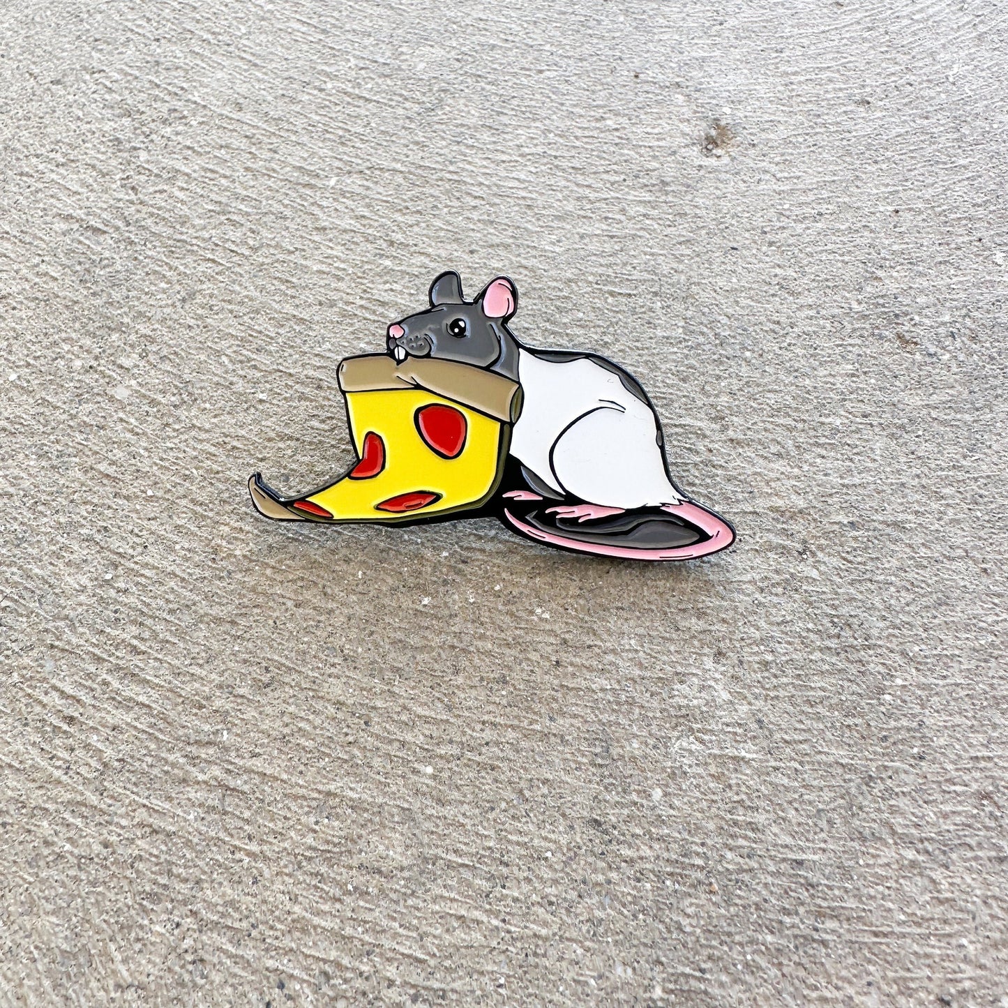 Pizza Rat Abby New Version inch Enamel Pin